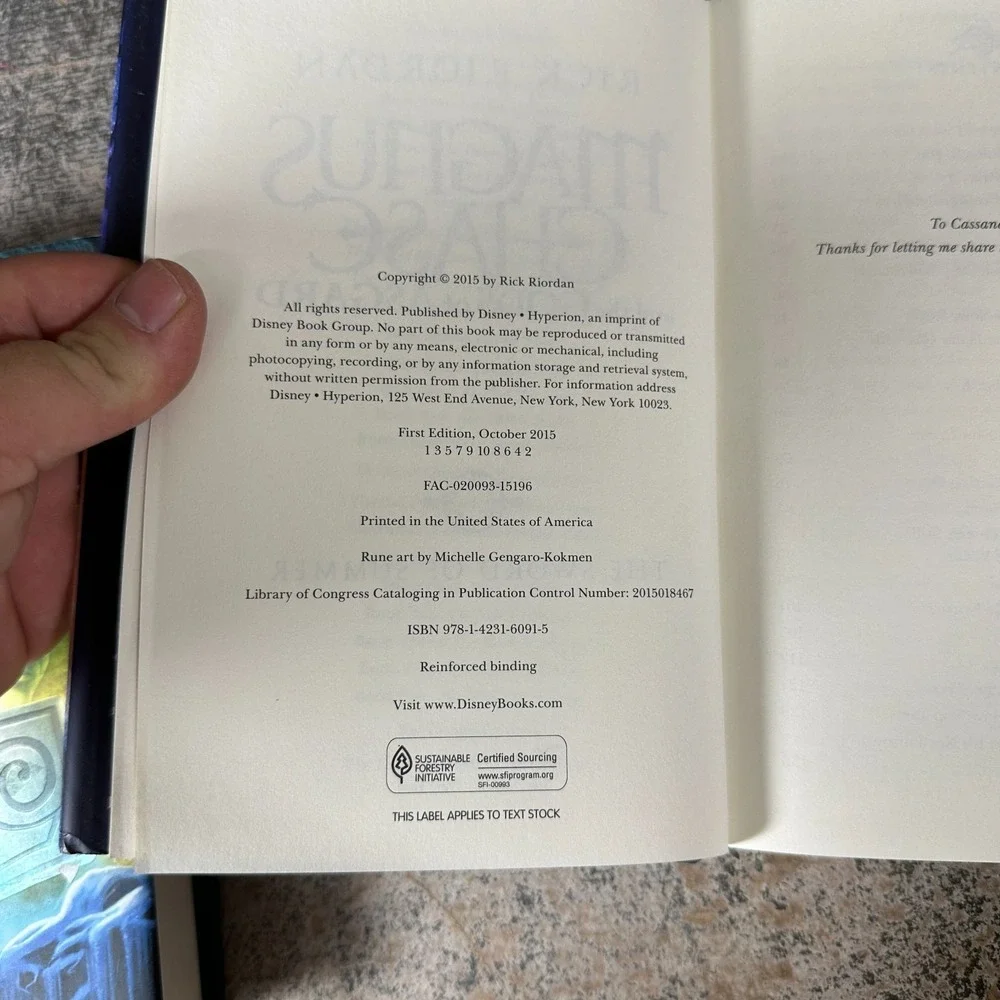 Magnus Chase and the Gods of Asgard Rick Riordan Books 1 2 HC 1st Edition‎